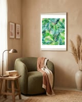 Jungle Palm framed in a tender room thumbnail