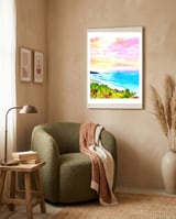 The Forgotten Beach framed in a tender room thumbnail