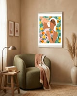 Summer In The Orange Grove framed in a tender room thumbnail