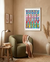 Ondas 17 framed in a tender room thumbnail