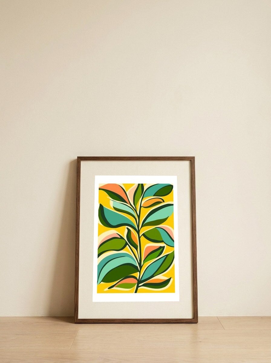 Celebration — framed, leaning against the wall