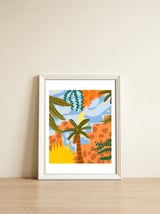 A Beautiful Day Begins With A Beautiful Mindset — framed, leaning against the wall thumbnail