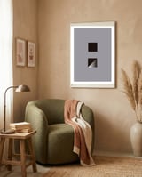 Abstract modern BW28 framed in a tender room thumbnail
