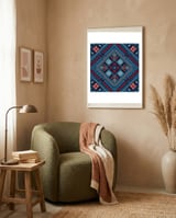 Tatreez 6 framed in a tender room thumbnail