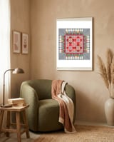 Tatreez 7 framed in a tender room thumbnail
