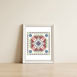 Tatreez 12 — framed, leaning against the wall thumbnail