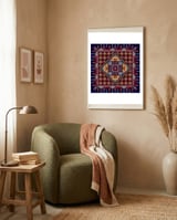 Tatreez 25 framed in a tender room thumbnail