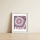 Romanian embroidery background 22 — framed, leaning against the wall thumbnail