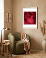 Red framed in a tender room thumbnail