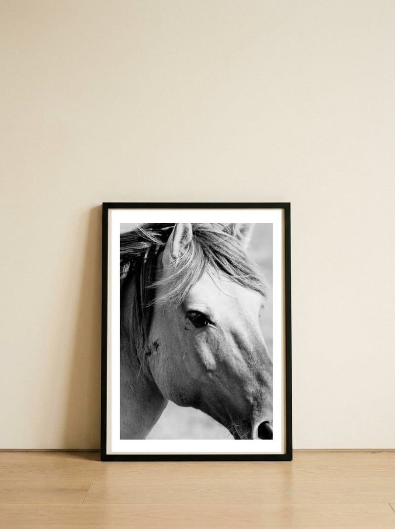 27 — framed, leaning against the wall