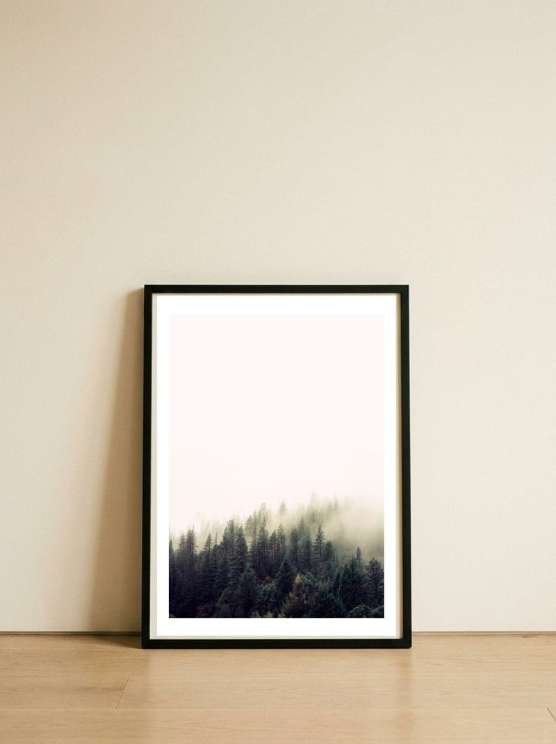 33 — framed, leaning against the wall