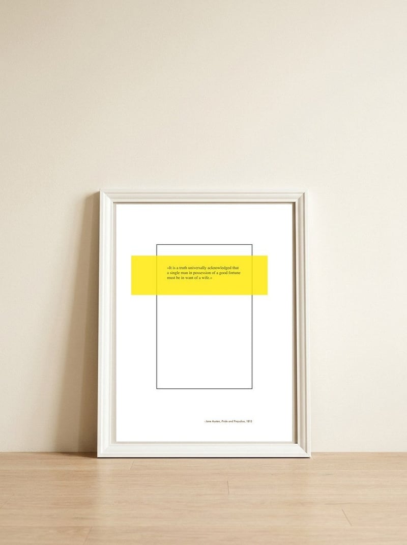 OPENING PRIDE — framed, leaning against the wall
