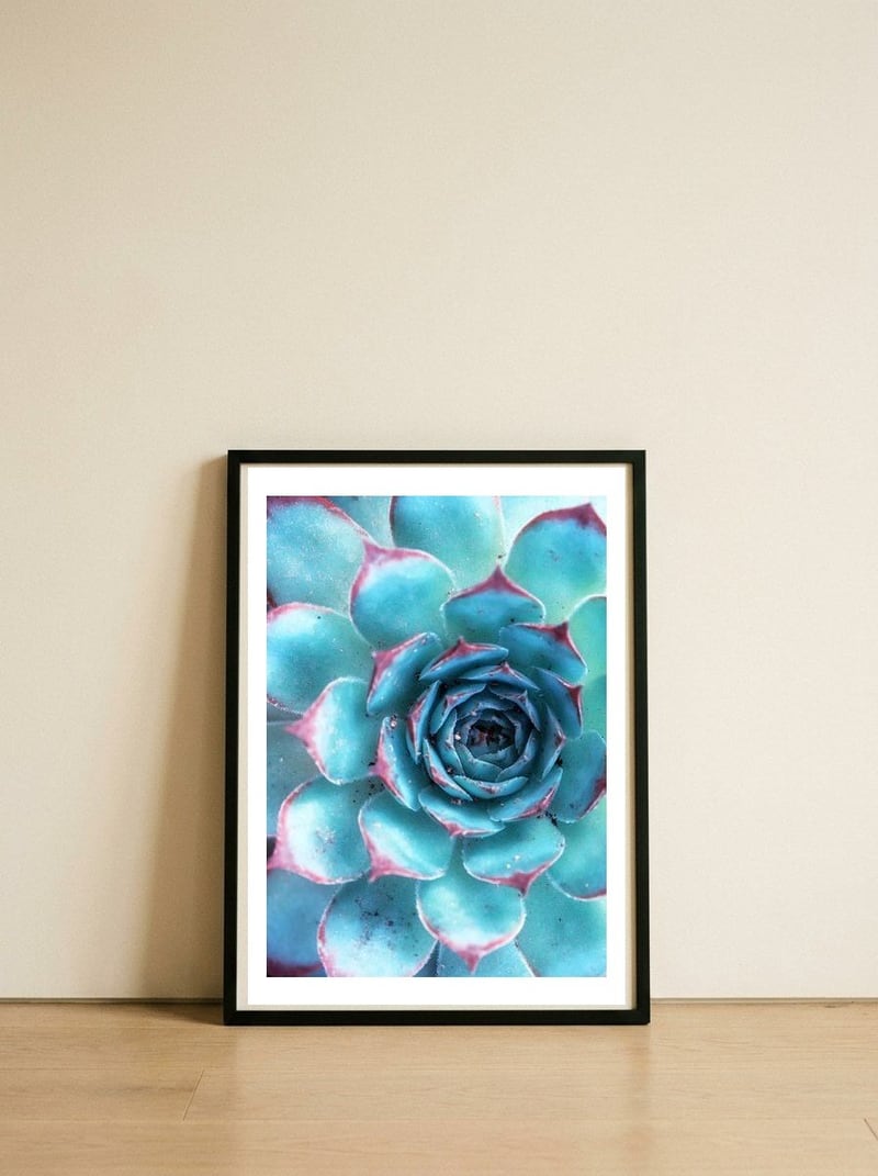 68a — framed, leaning against the wall