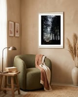 Misty Woodland Morning framed in a tender room thumbnail
