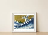 japanese art — framed, leaning against the wall thumbnail