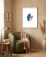Zigzag framed in a tender room thumbnail