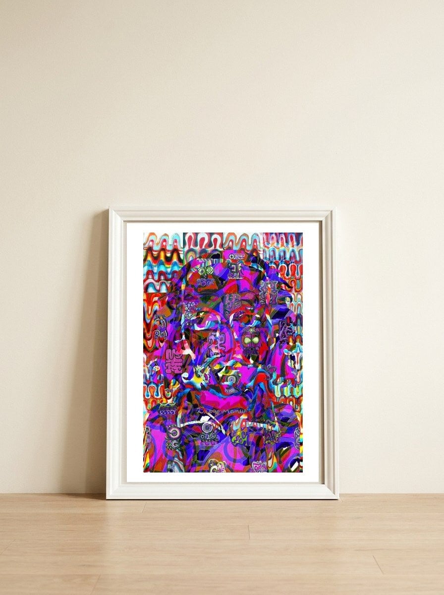 Shakespeare 4 — framed, leaning against the wall