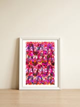 Pop Abstract 15 — framed, leaning against the wall thumbnail