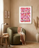 Pop Abstract 4 framed in a tender room thumbnail