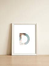 Letter D - (Impress) — framed, leaning against the wall thumbnail