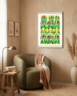 Pop Abstract 25 framed in a tender room thumbnail