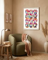 Pop Abstract 34 framed in a tender room thumbnail