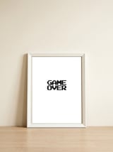 GAME OVER — framed, leaning against the wall thumbnail