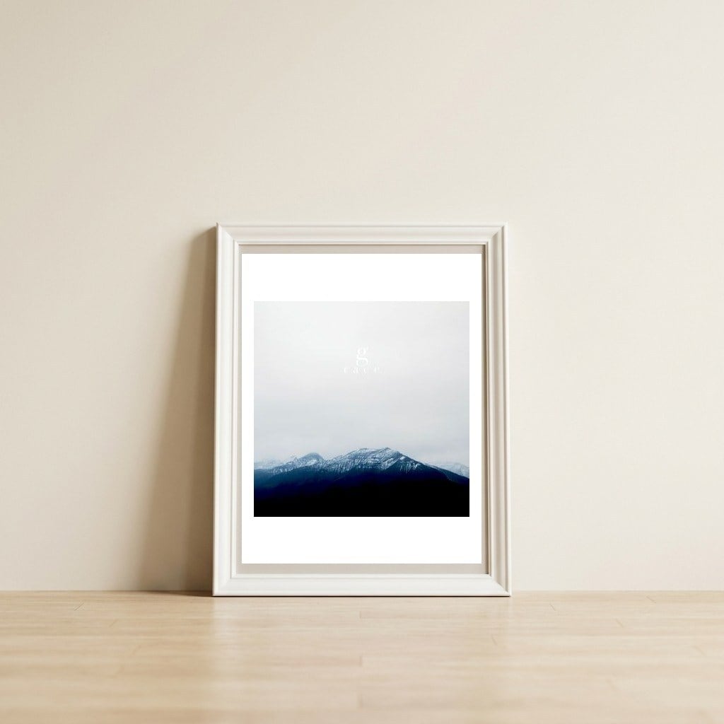 grace — framed, leaning against the wall