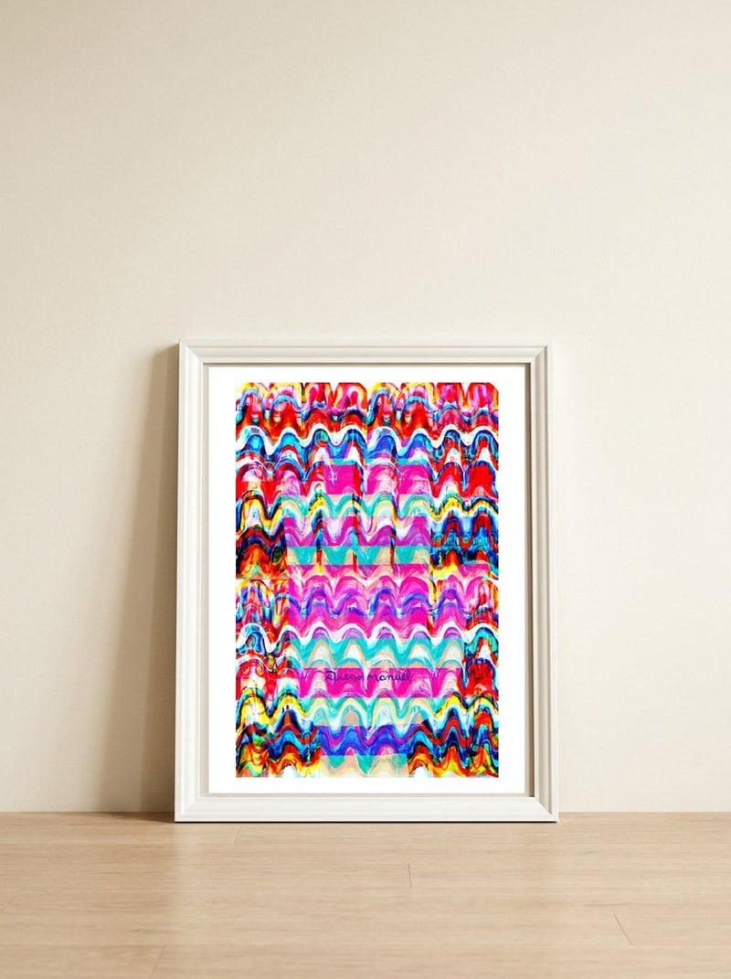Mano 3 — framed, leaning against the wall