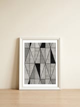 Concrete Triangles — framed, leaning against the wall thumbnail