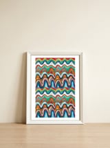 Pop Abstract A 11 — framed, leaning against the wall thumbnail