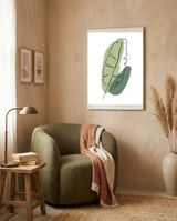 Leaf I framed in a tender room thumbnail