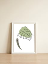 Leaf II — framed, leaning against the wall thumbnail