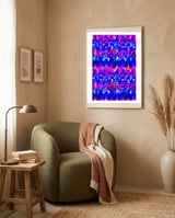 Pop Abstract A 33 framed in a tender room thumbnail