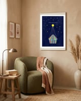 MOON LIGHT CIRCUS framed in a tender room thumbnail