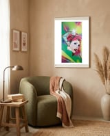 Cyndi framed in a tender room thumbnail