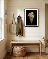 Galactic Ice Cream framed in a relaxed room thumbnail