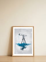 Liquid Universe — framed, leaning against the wall thumbnail