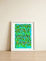 New Graffiti B 42 — framed, leaning against the wall thumbnail