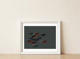 Stampede — framed, leaning against the wall thumbnail
