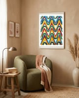 Pop Multicolor 3 framed in a tender room thumbnail