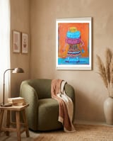 Mujer Pastel framed in a tender room thumbnail