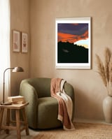 Burnt Sky framed in a tender room thumbnail