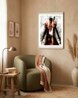 Dante Devil May Cry framed in a tender room thumbnail