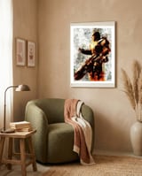 Gears Of War framed in a tender room thumbnail