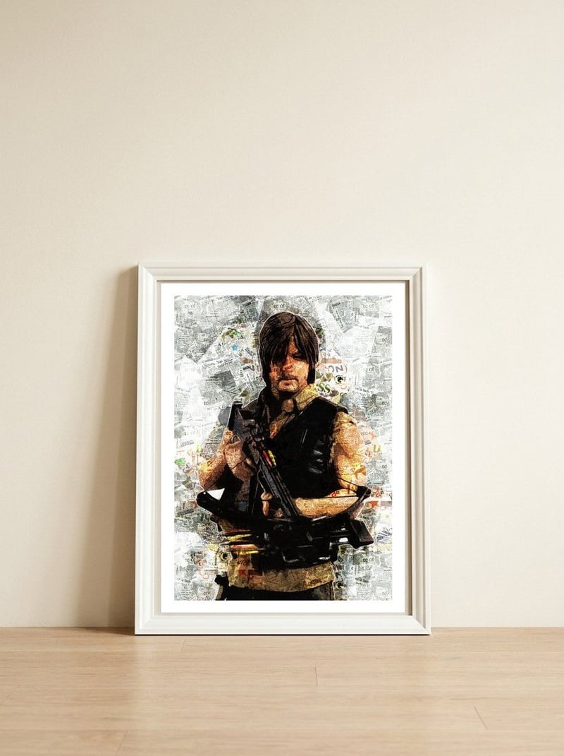 Dixon — framed, leaning against the wall