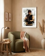 Dixon framed in a tender room thumbnail