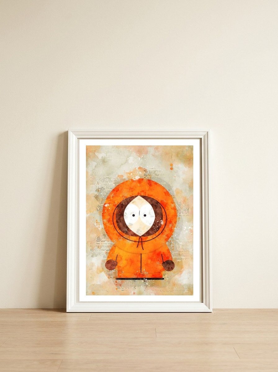 Kenny — framed, leaning against the wall