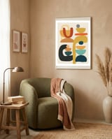 Organic Design I framed in a tender room thumbnail