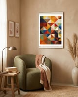 Abstract geometry II framed in a tender room thumbnail